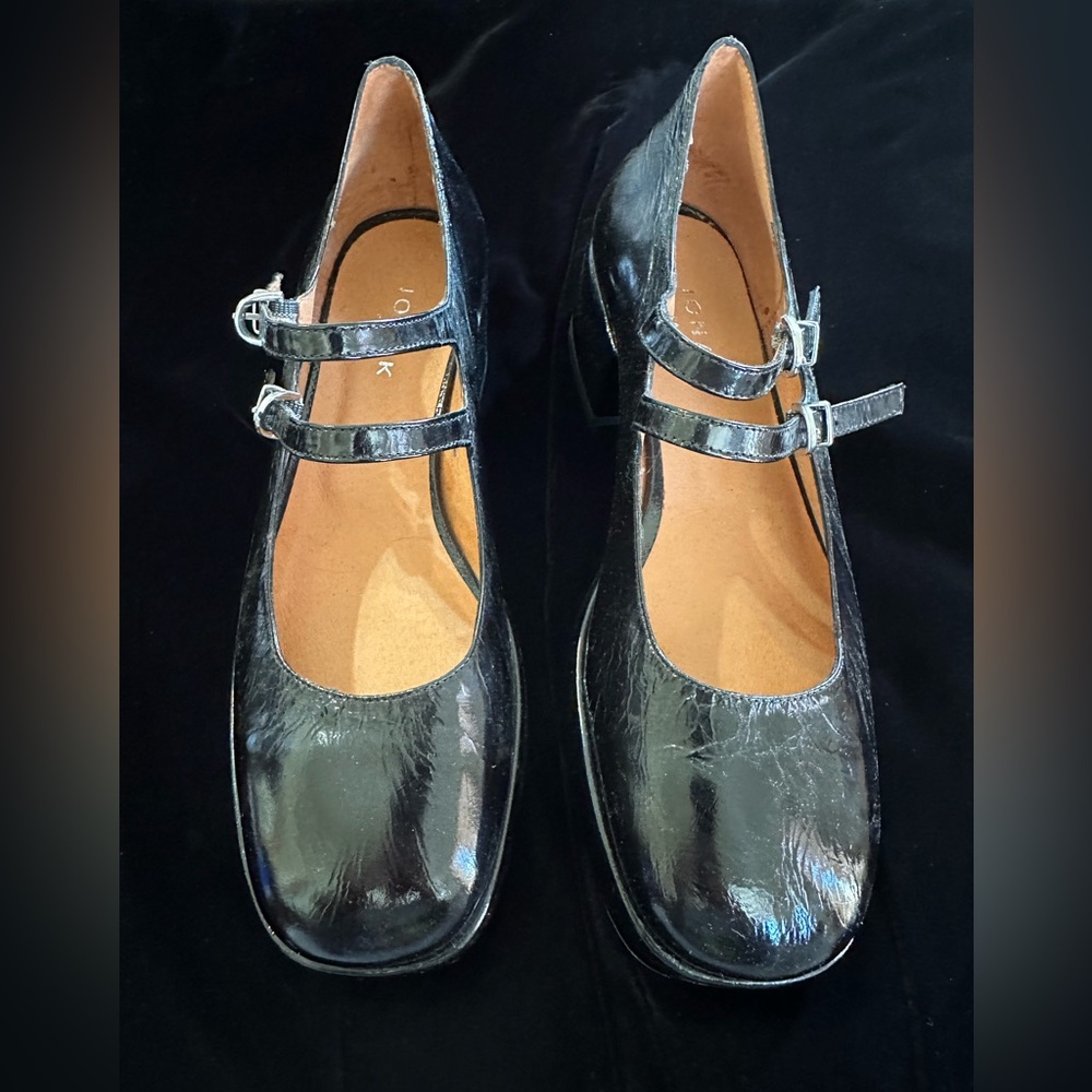 Jonak Paris MARY JANE WITH DOUBLE STRAPS
in Black Pleated Patent Leather Size 40 - Picture 8 of 14